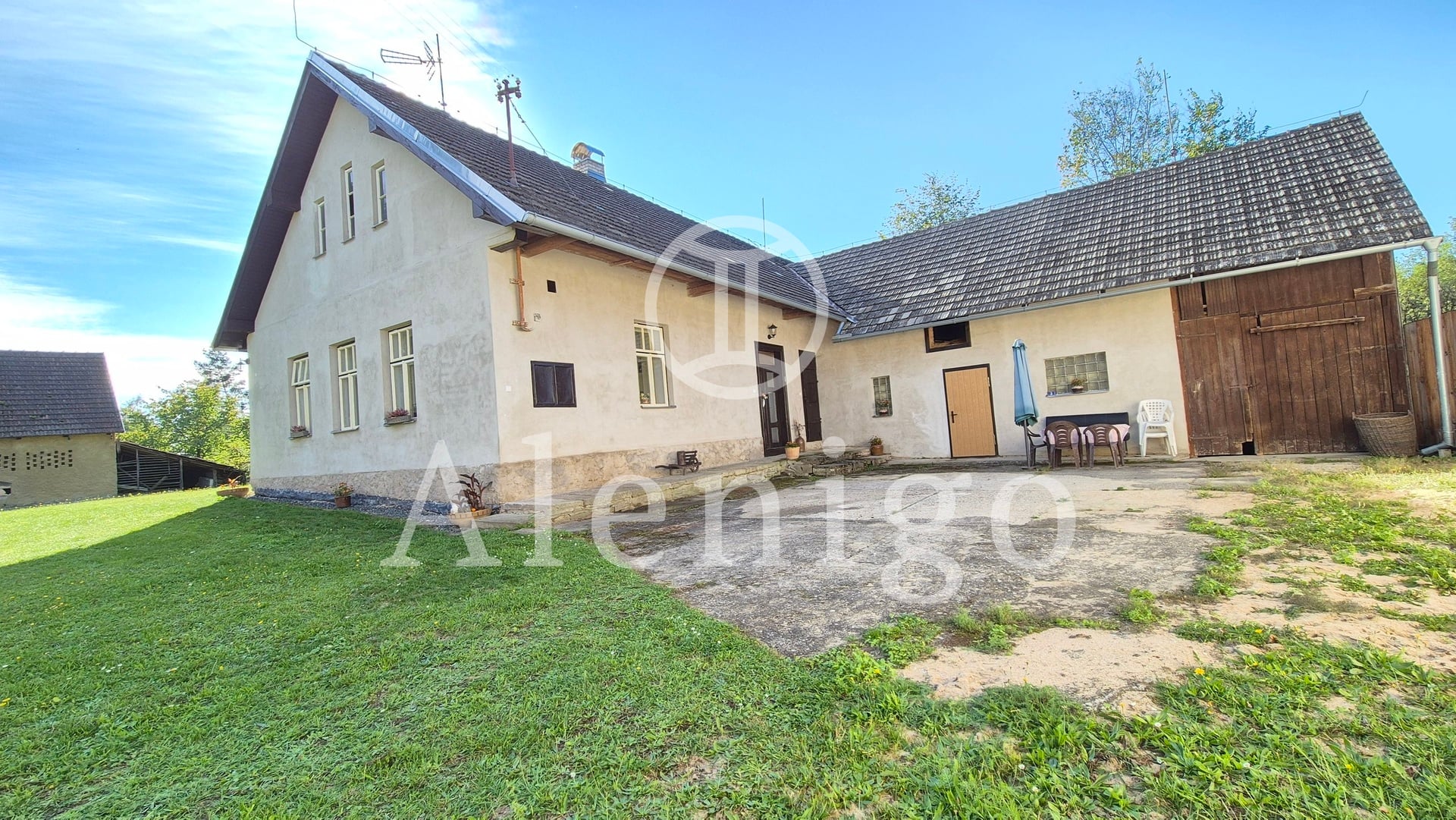 Sedlice u Keblova, dům 4+1, pozemek 2 823 m²
