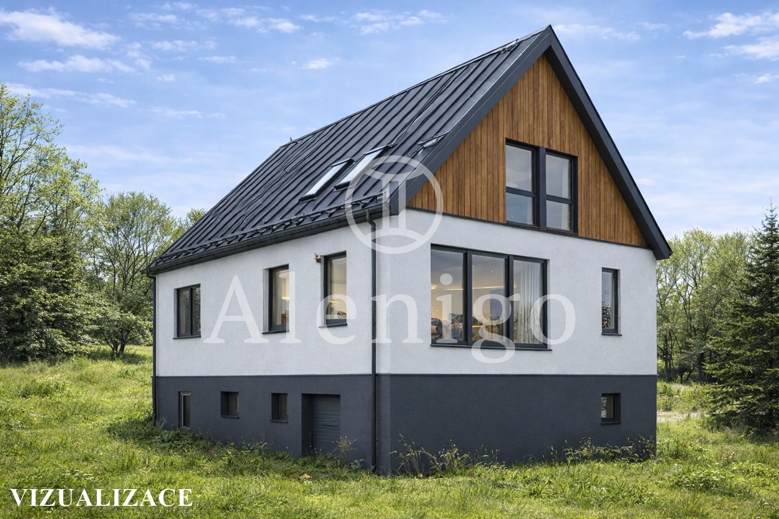 Prodej rozestavěného rodinného domu 160 m², pozemek 780 m², Otročín