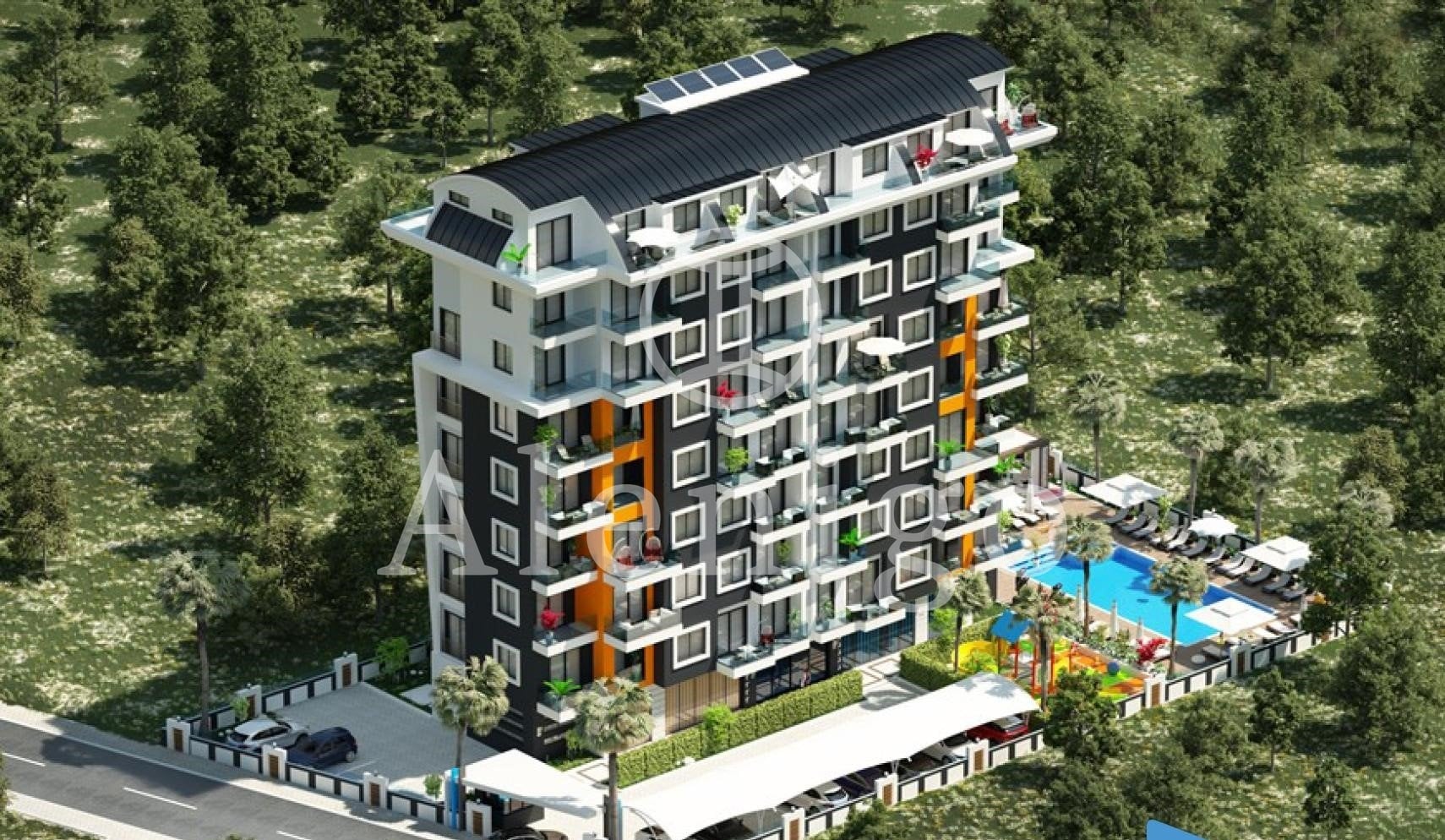 Prodej bytu 2+kk 50 m², Alanya, Turecko